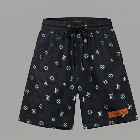 Costume da Bagno Heritage Monogram Nero