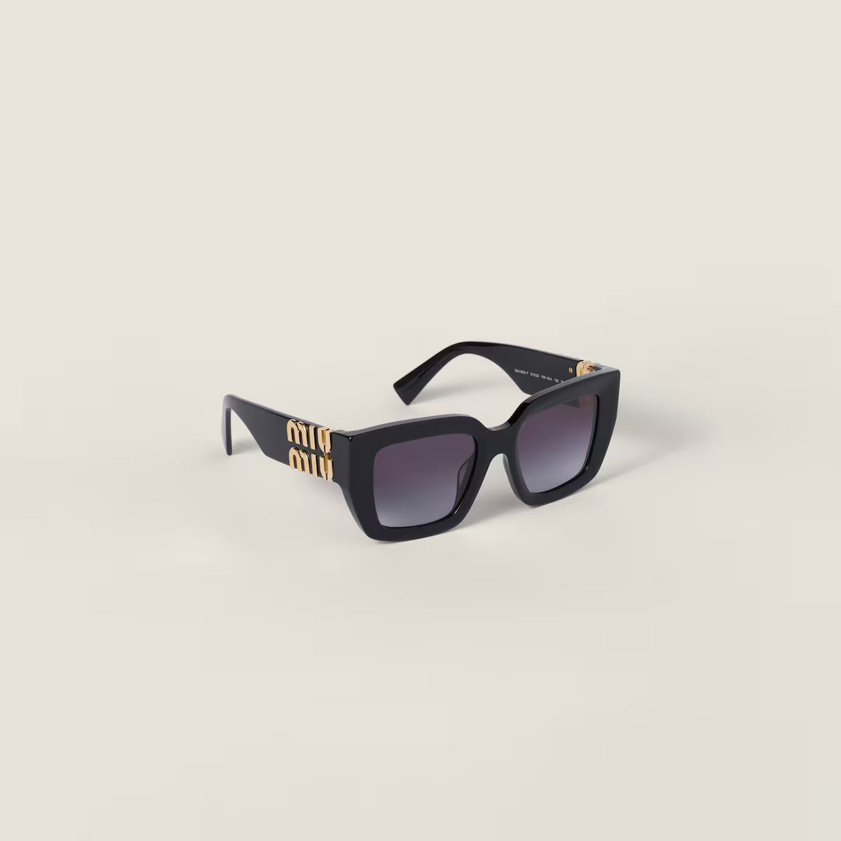 Miu Glimpse Sunglasses Gradient Smoke Grey Lenses