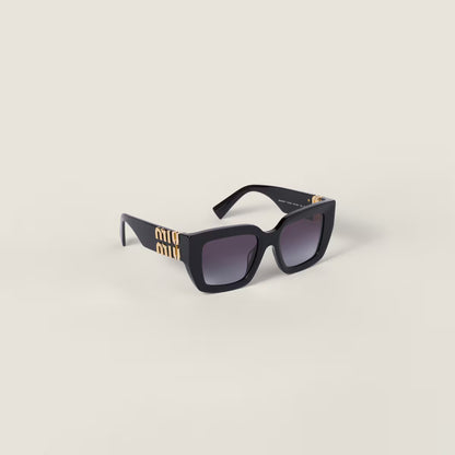 Miu Glimpse Sunglasses Gradient Smoke Grey Lenses