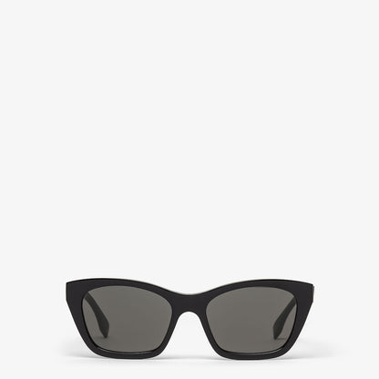 Women's black acetate Forever cat-eye sunglasses