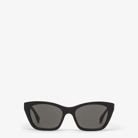 Occhiali da sole Forever cat-eye in acetato nero donna