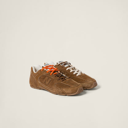 NB X MM 530 SL Sneakers aus dunkelbraunem Wildleder