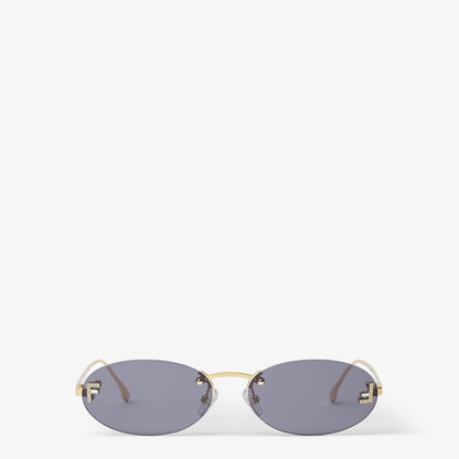 First Crystal Fashion Show women's blue sunglasses