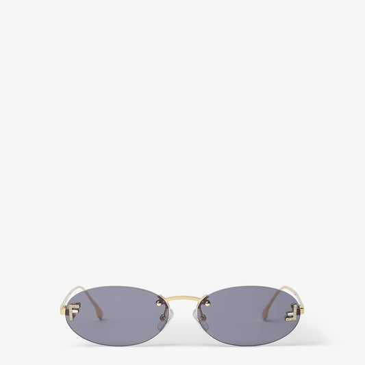 Erste Crystal Fashion Show: Blaue Sonnenbrille für Damen
