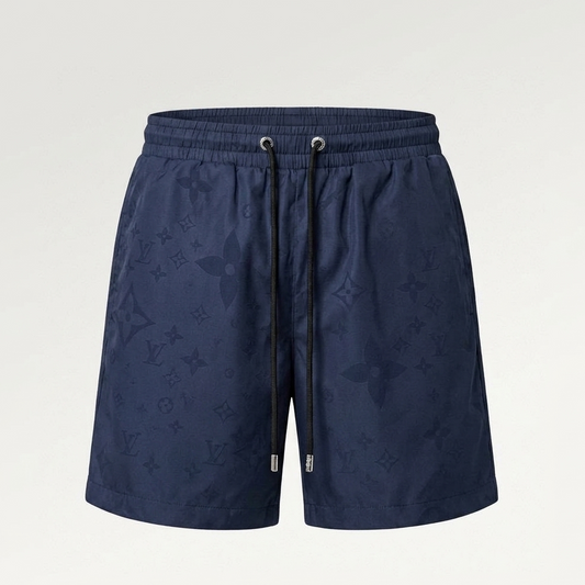 Costume da Bagno Shadow Jacquard Monogram Blu Notte