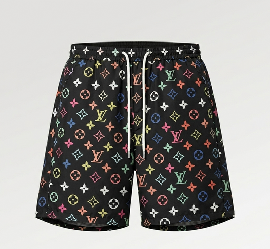 Costume da Bagno Micro-Monogram Multicolore Nero