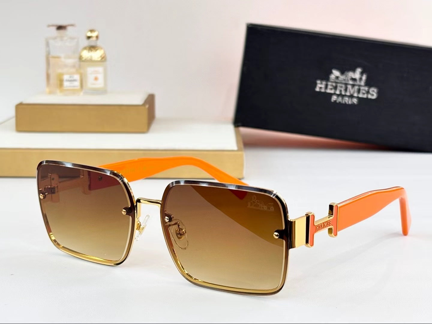 Occhiali da sole 9715 Marrone/Arancione