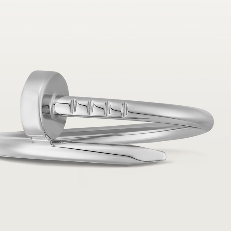 Juste un Clou ring in white gold