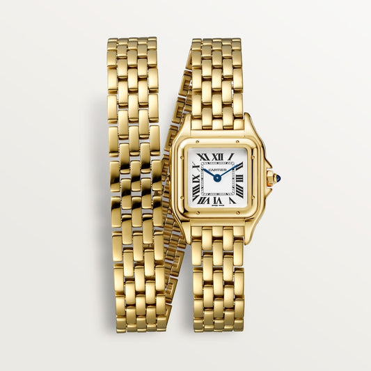 Orologio Panthère modello piccolo in color oro