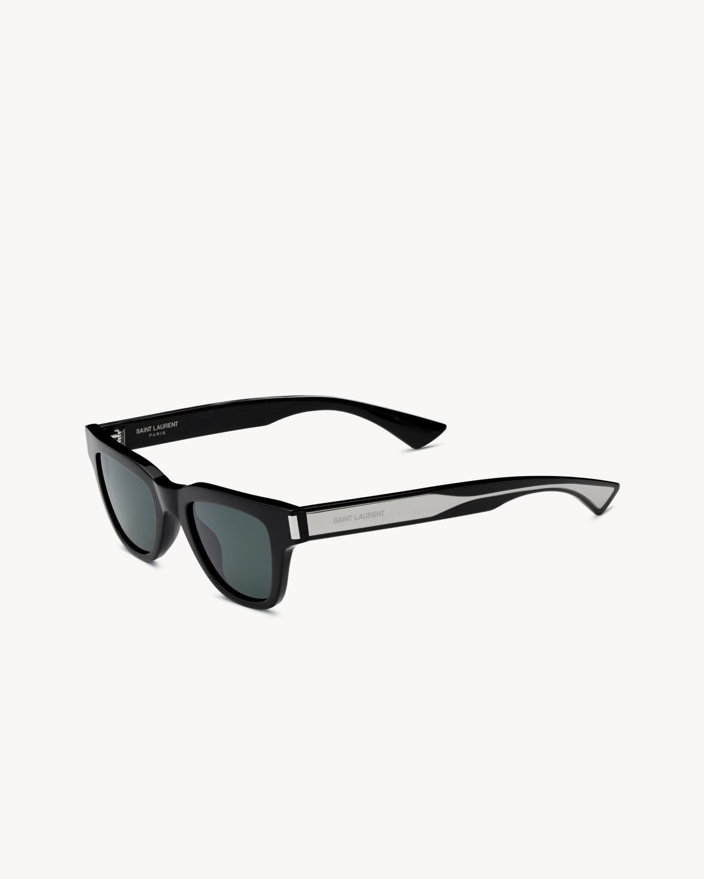 Men's Wellington sunglasses with black and silver acetate and resin frame