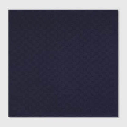 Blue GG silk and cotton pocket square