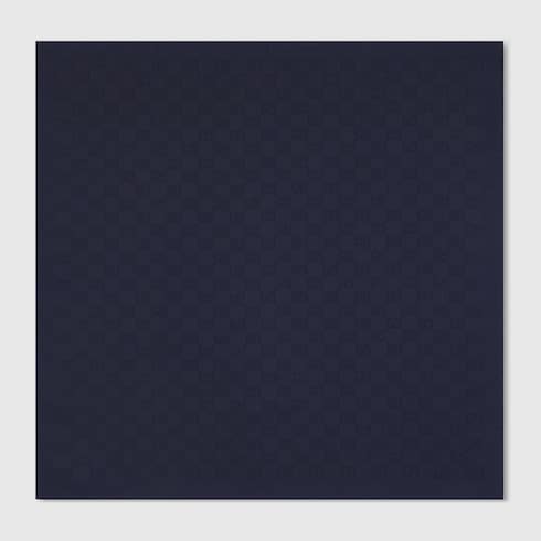 Fazzoletto da taschino in cotone e seta GG blu