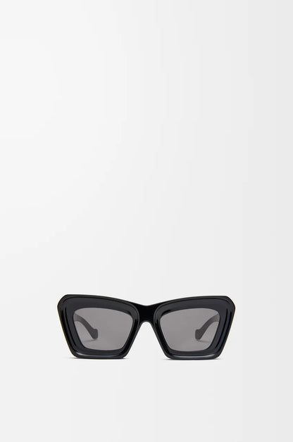 Occhiali da sole cat-eye Beveled Nero