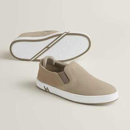 Lucky slip-on sneaker beige pebble