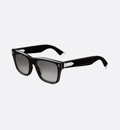 Tailoring S1I Men's Black Square Sunglasses