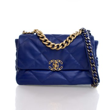 19 Small Flap Bag Blue
