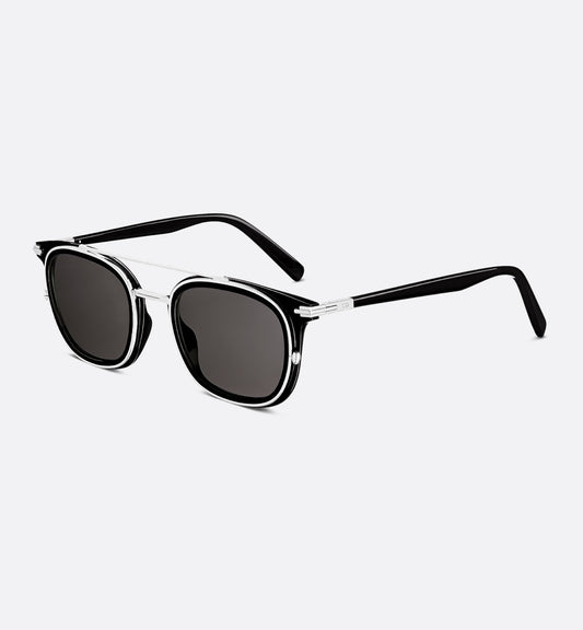 BlackSuit S14I Herren-Sonnenbrille, schwarz, quadratisch, aus Bio-Acetat