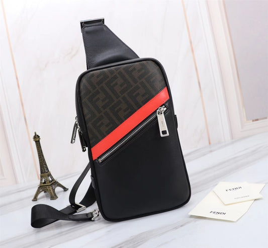 Borsa a tracolla FF Jacquard Multicolore