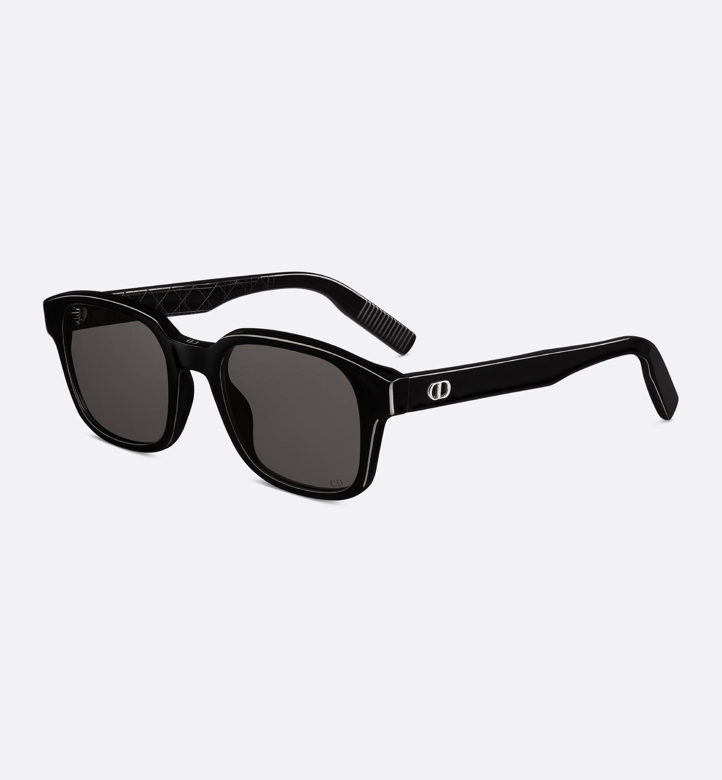 Men's Black Square CD Icon S4I Sunglasses