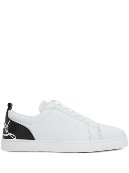 Fun sneakers Louis Junior in pelle bianco/nero