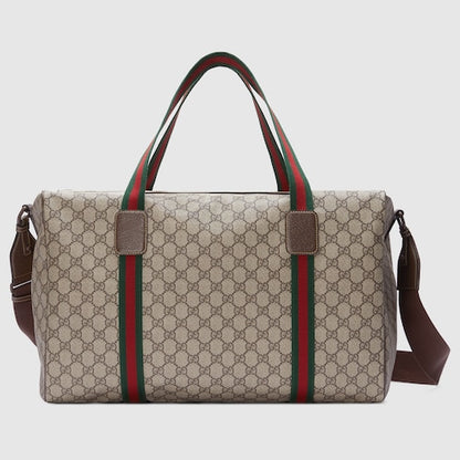Mittelgroße Reisetasche mit Webdetails