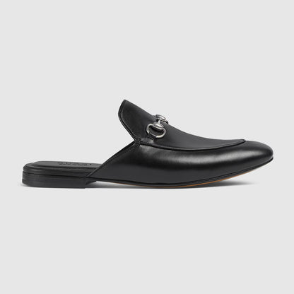 Sabot uomo con Morsetto in pelle nera