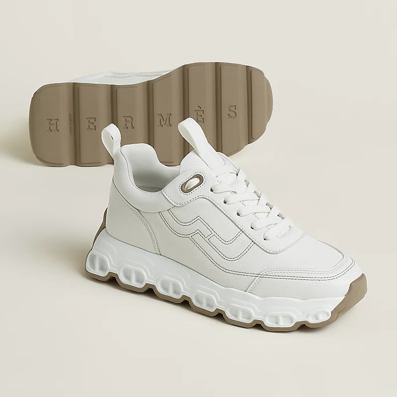 Impulse sneaker bianco / étoupe