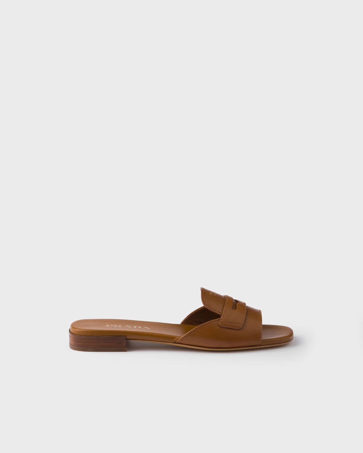 Leder-Slider-Sandalen
