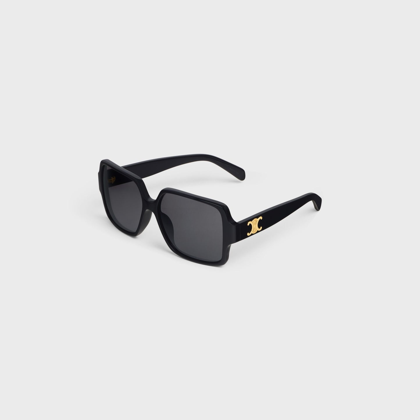 Occhiali da sole Triomphe 16 in acetato nero donna