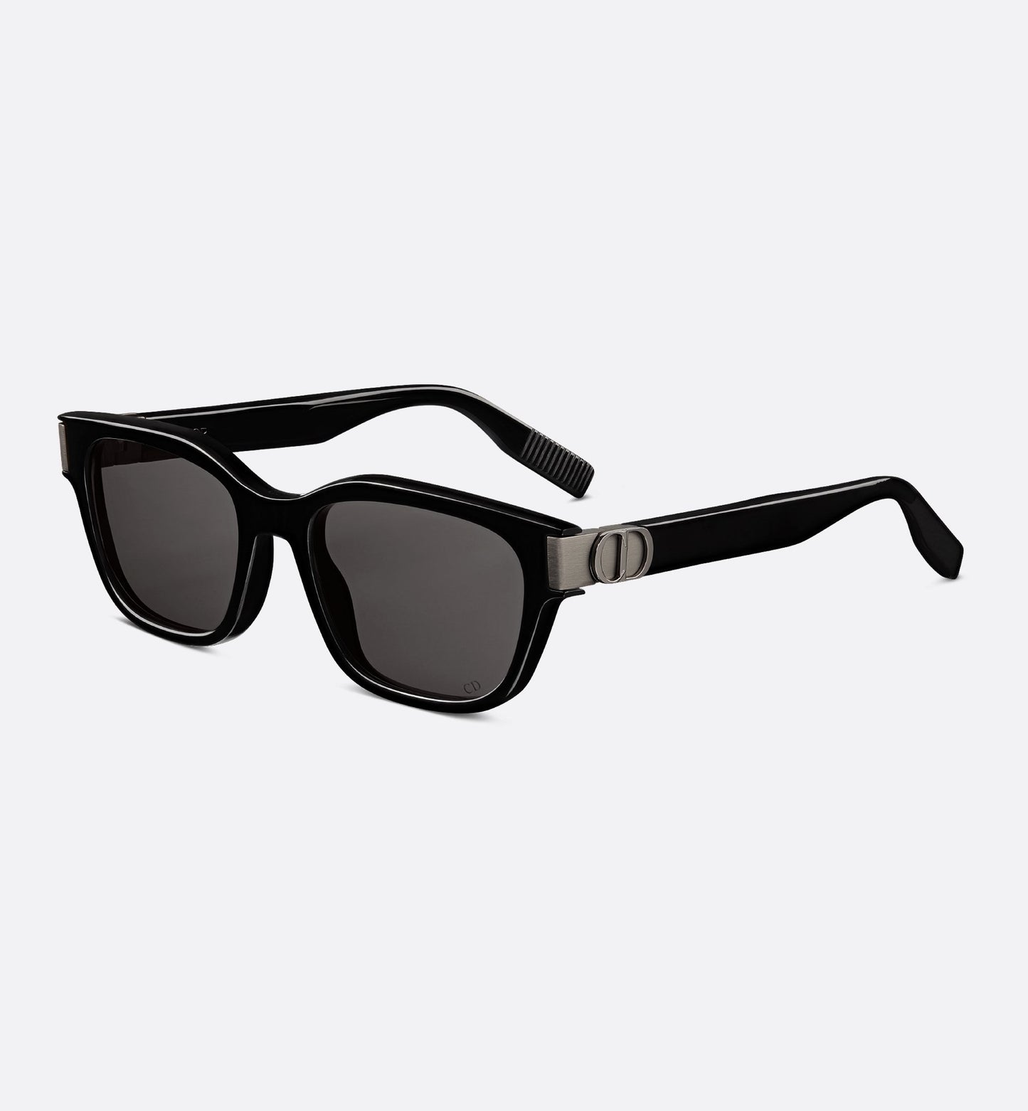 CD Icon S1I Schwarze quadratische Herren-Sonnenbrille