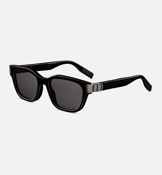 CD Icon S1I Schwarze quadratische Herren-Sonnenbrille