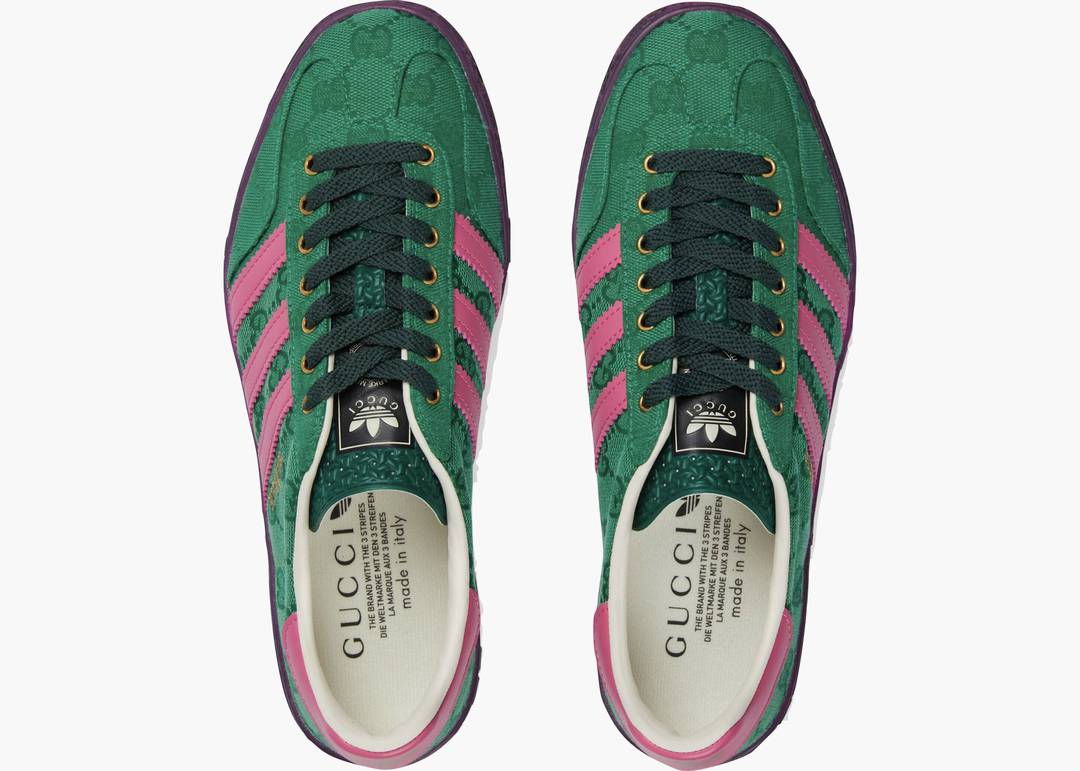 Gucci Gazelle 'Grünes GG-Monogramm'