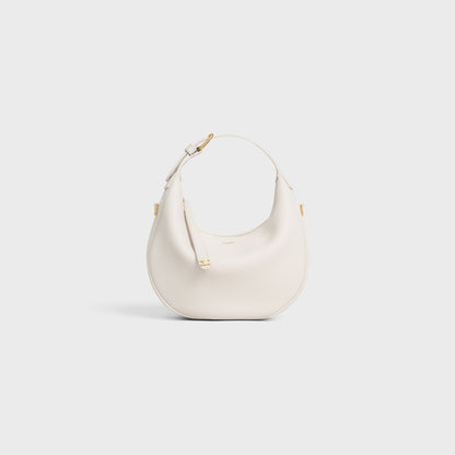 Borsa Lulu Teen in pelle di vitello granata riso