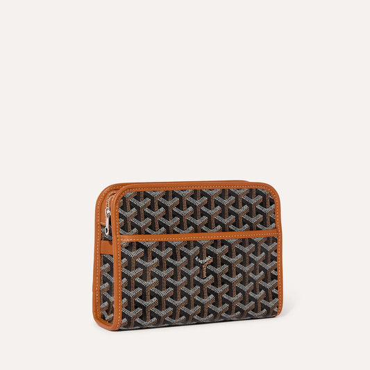 Jouvence PM Toiletry Bag Black & Tan