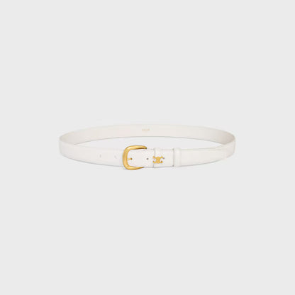 Cintura Vivienne da 25mm in pelle Taurillon Riso donna