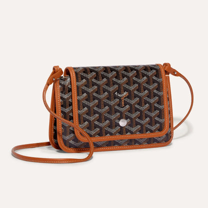 Plumet pouch-wallet Black & Tan