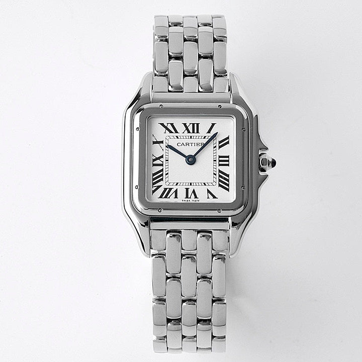 Panthère de CT Small Model Stainless Steel Case and Brick-Link Bracelet