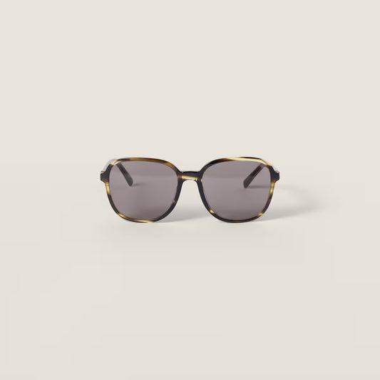 Occhiali da sole Miu Regard in striato londen con lenti grigio