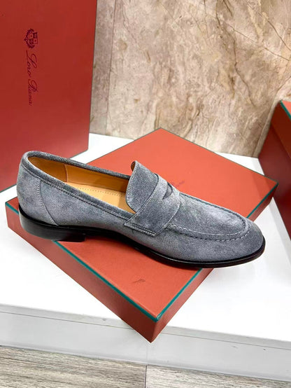 Mocassini Sergio in Suede Grigio