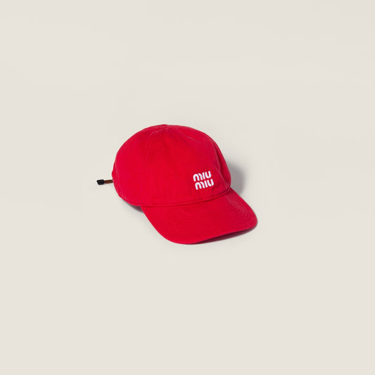 Baseballkappe aus Denim Waldgrün/Gelb