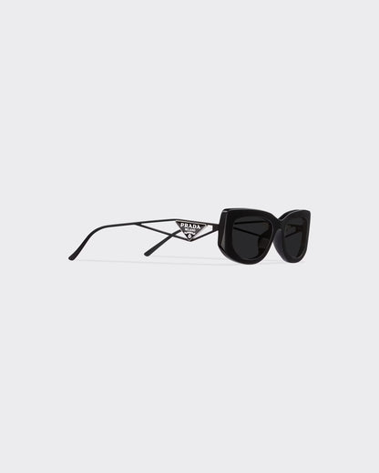 Sunglasses with Triangle Logo with Slate Lenses