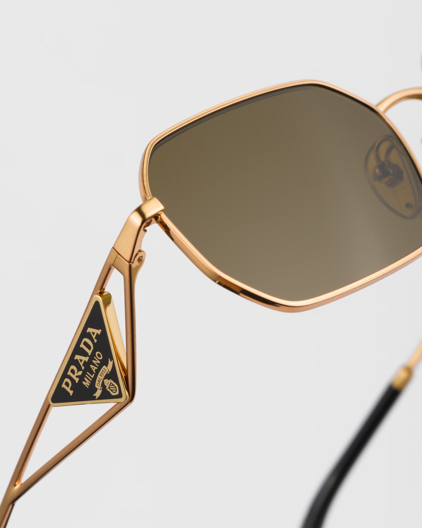 Occhiali da sole con logo Triangolo con Lenti Loden