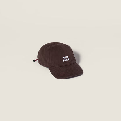 Cappello da baseball in denim Amaranto