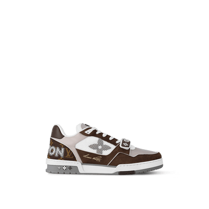 Sneaker Trainer Monogram Denim Mocha