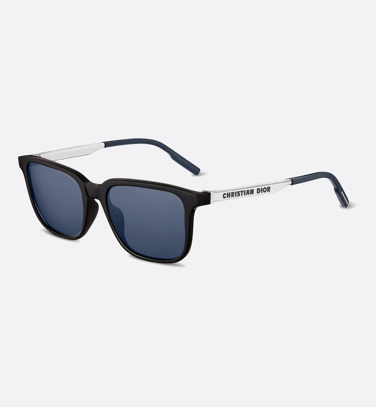 Men's black SU rectangular sunglasses