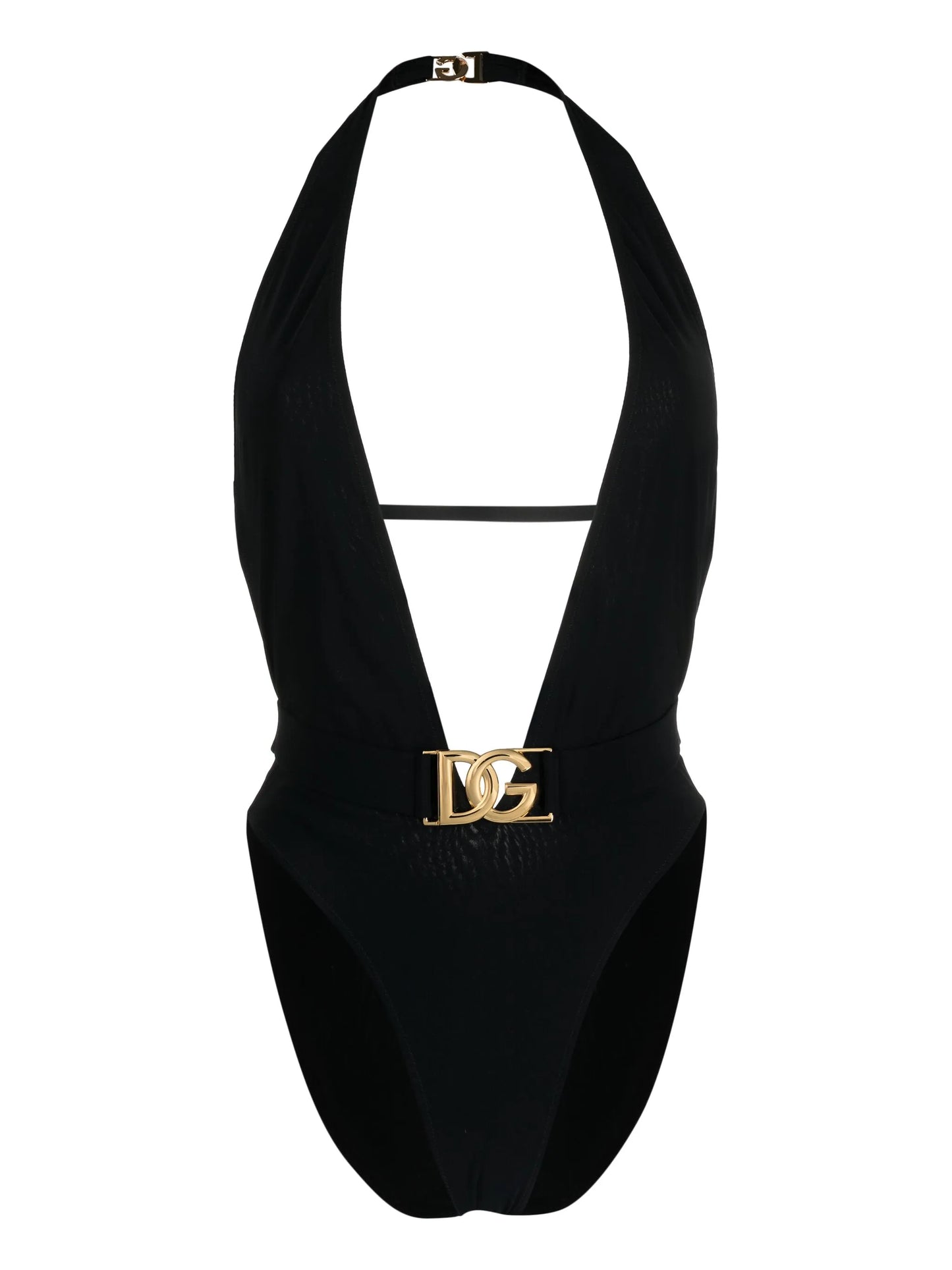 Costume intero con logo e placca nero