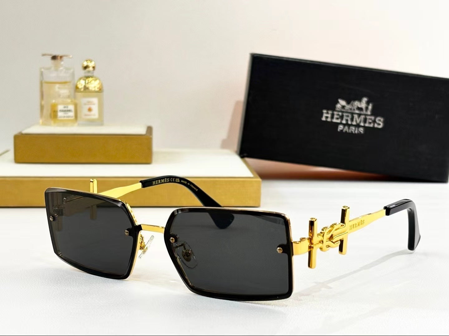 Sunglasses 9716 Total Black/Gold