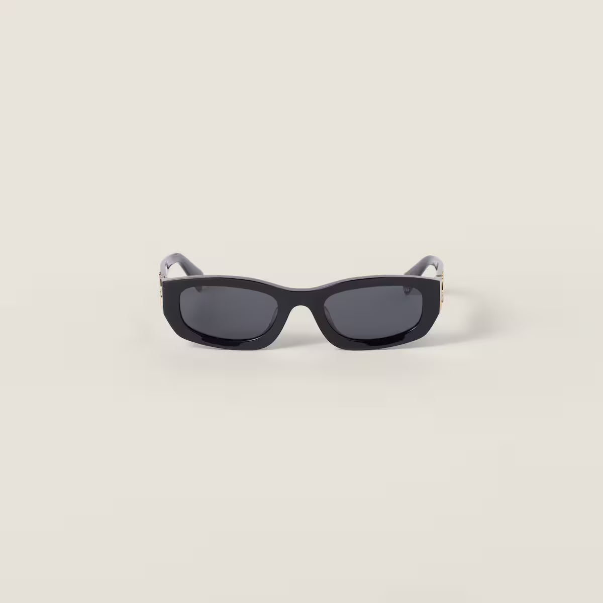 Miu Glimpse low-profile sunglasses with Slate lenses