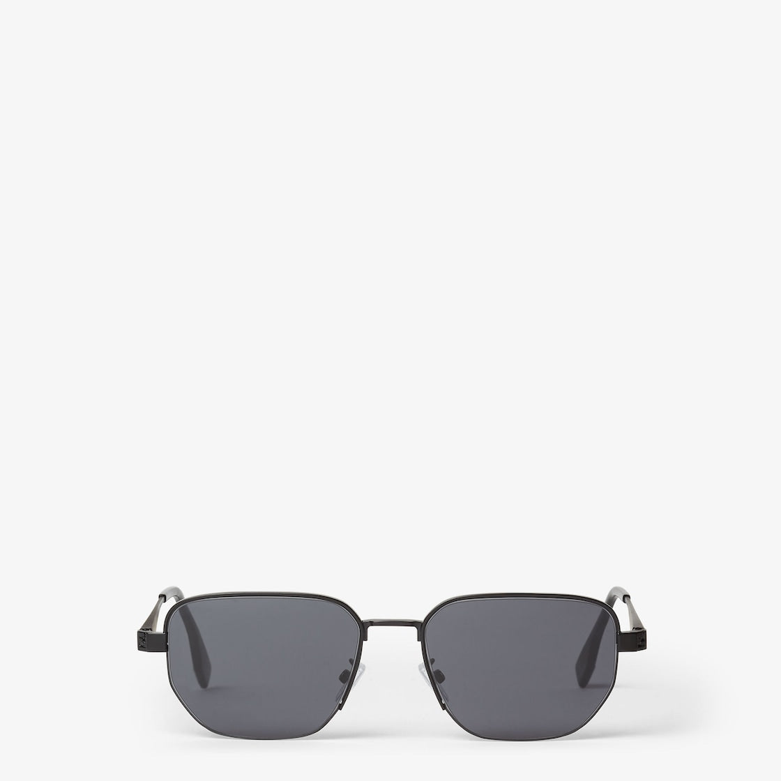 Men's Sky matte black metal sunglasses
