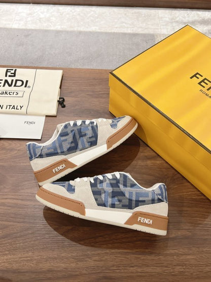 Match Sneakers Blue Suede